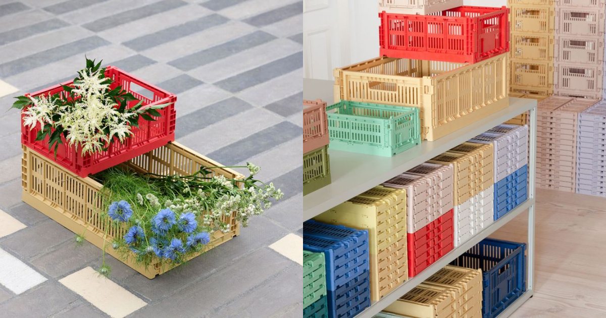 hay colour crate 