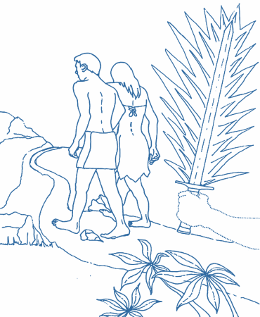 Adam and Eve Coloring Pages – coloring.rocks!