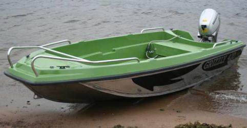 Алюминиевая лодка после тюнинга