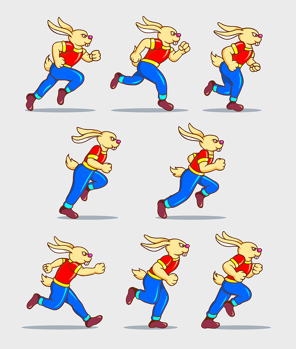 a scratch sprite character moves left and right