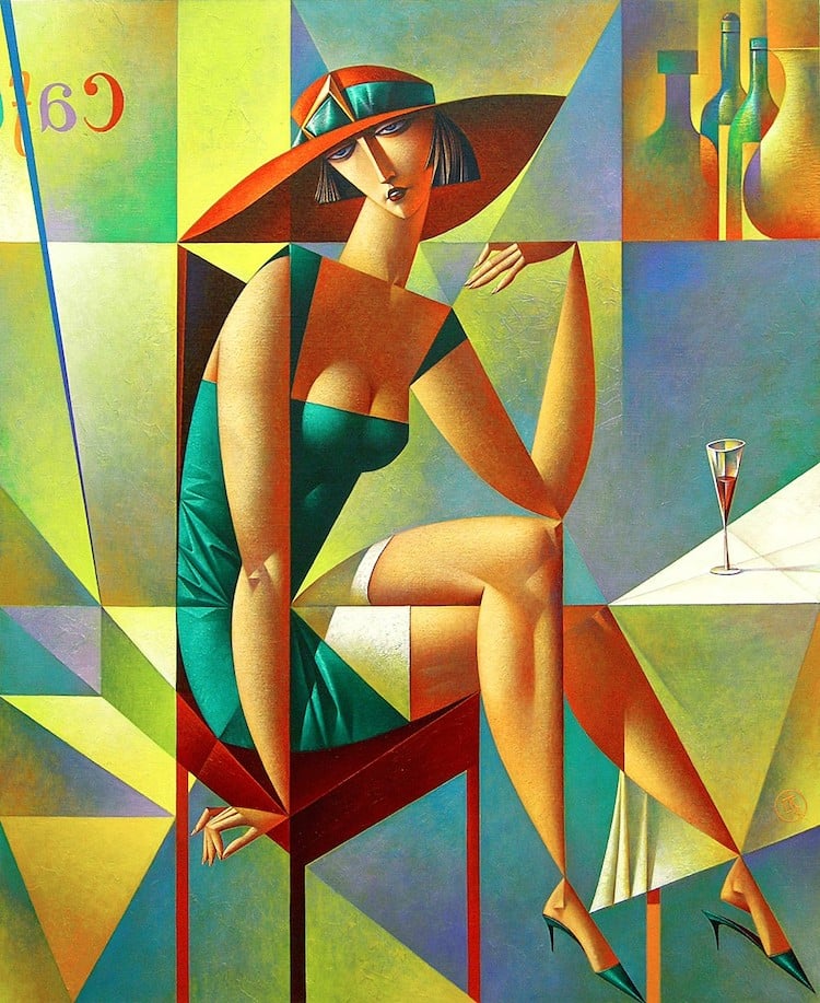 Abstract Figurative Paintings by Georgy Kurasov