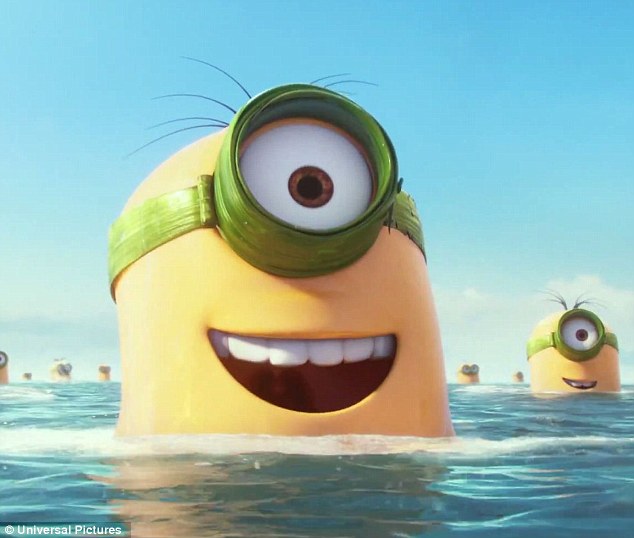 Image result for minion kevin swim