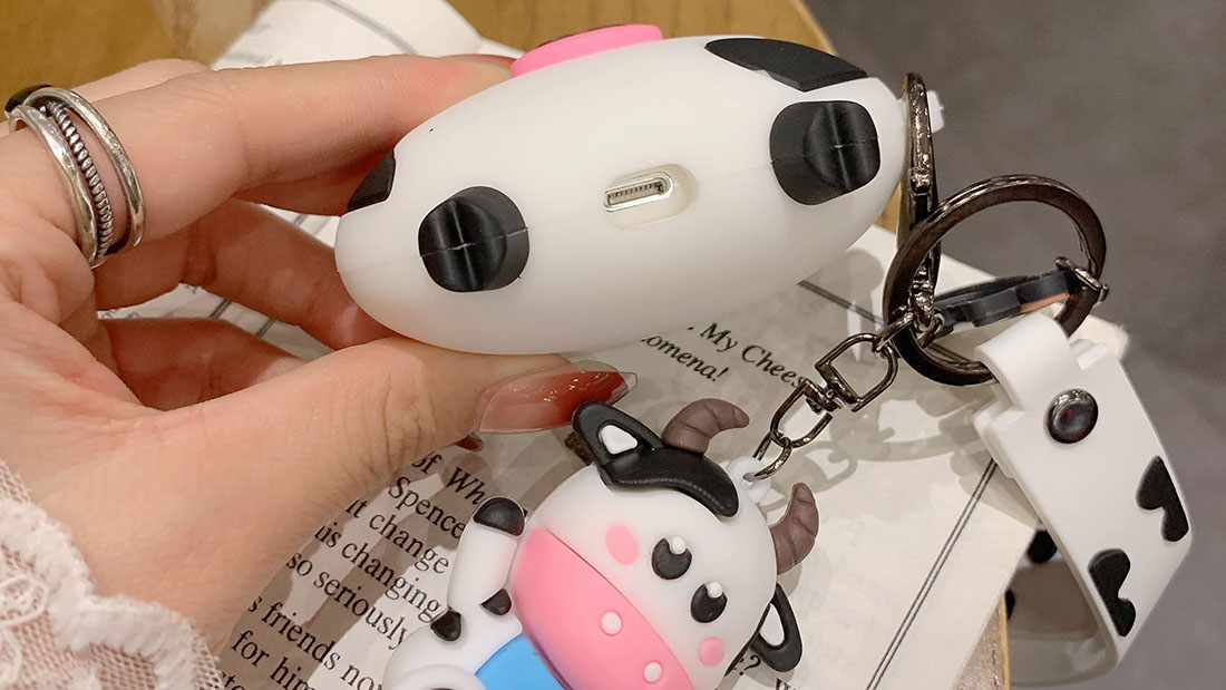 milk cow small cool airpod cases for guys unique corporate gifts for employees