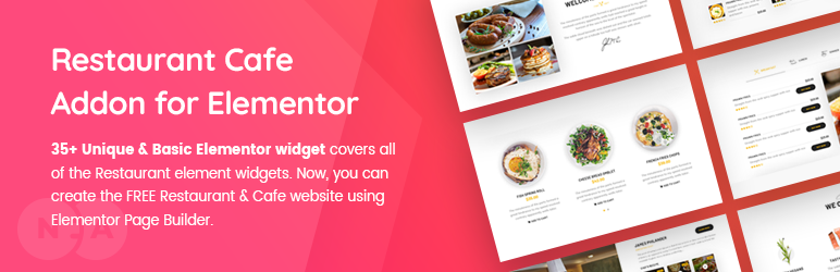 Complemento de restaurante e café para Elementor
