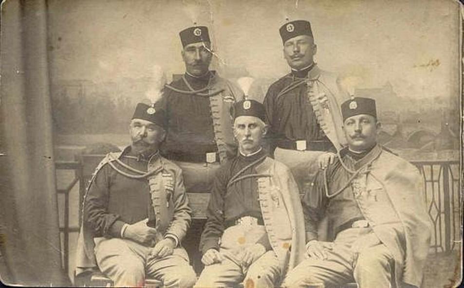 Group photographer of the Serbian officers who led the Black Hand.
