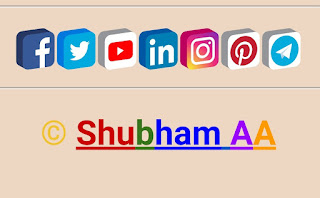 How To Add Social Media Icons In Blogger- FREE SOCIAL MEDIA WIDGET