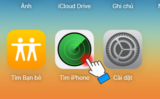 Hướng dẫn tìm iPhone với tài khoản iCloud