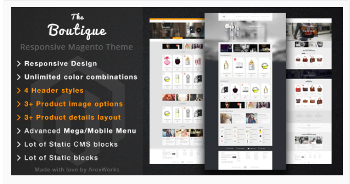 Magento perfume theme