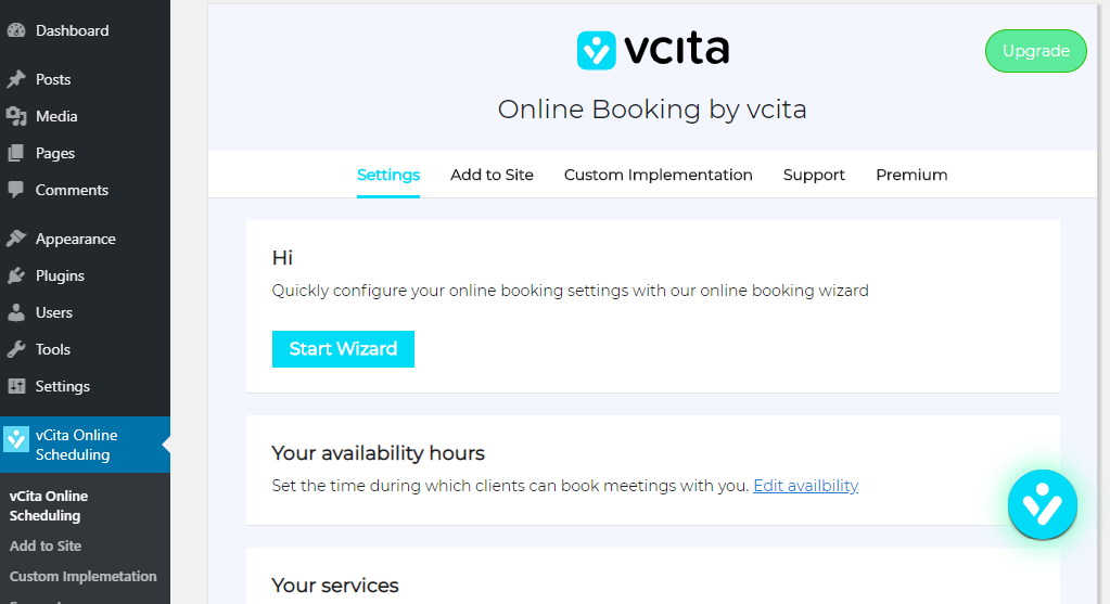 vcita agendamento online