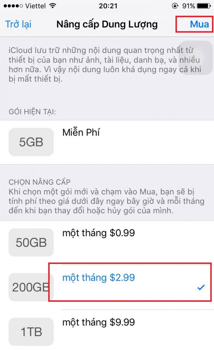 Mua iCloud như thế nào? Khi nào cần mua iCloud? Nên mua iCloud mức bao nhiêu? hình 6
