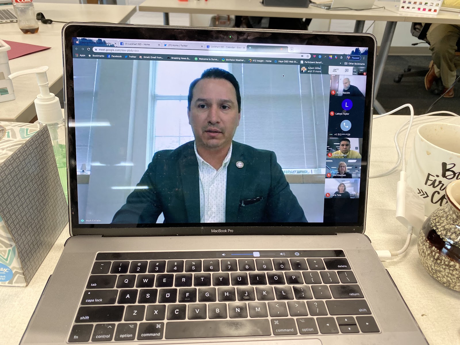 Superintendent Estrada hosts virtual meeting with district and campus administrators. Superintendent Estrada hosts virtual meeting with district and campus administrators.