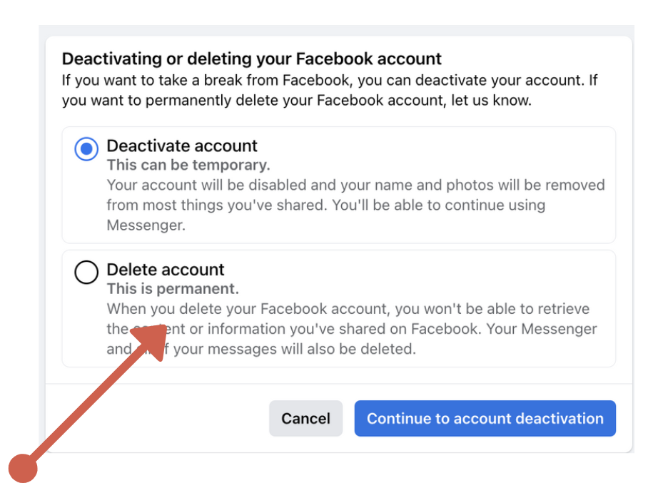 Cum ștergi contul de Facebook în 5 pași
