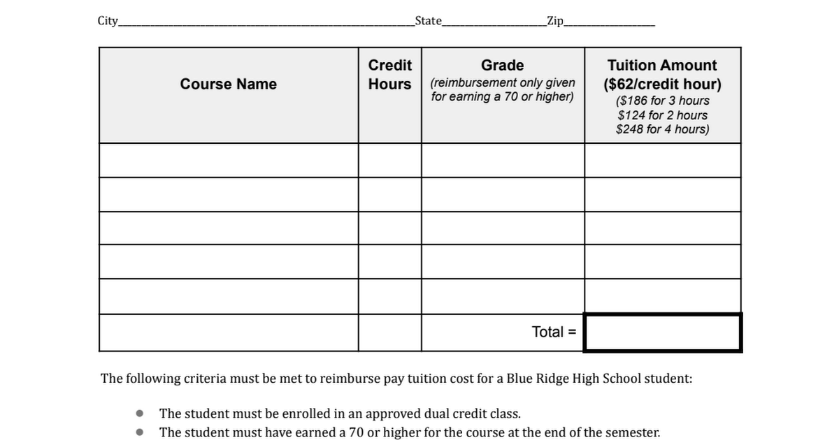 Dual Credit Tuition Reimbursement Form Fall 2022 (1).pdf