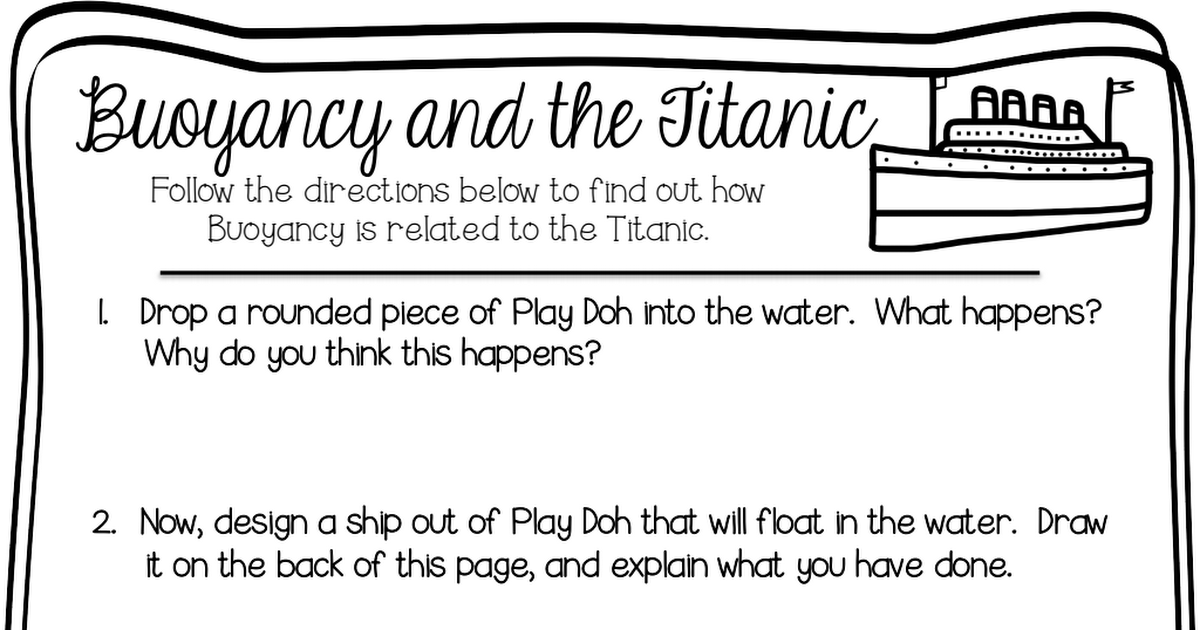 Buoyancy and the Titanic.pdf
