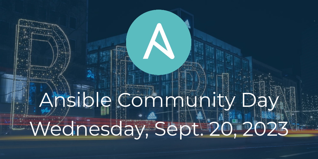 Ansible Community Day, Berlin 2023