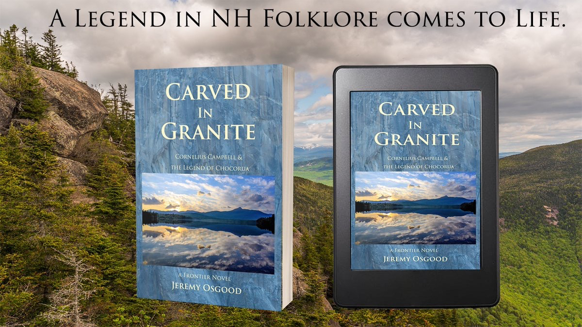LIFE 
A LEGEND IN NH FOLKLORE COMES TO 
ARVED 
IN 
GRANITE 
f CHOCORUK 
JEREMY OSGOOD 
ARVED 
GRANITE 
JEREMY OSGOOD 