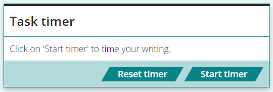Tính năng Task timer trên Write and Improve