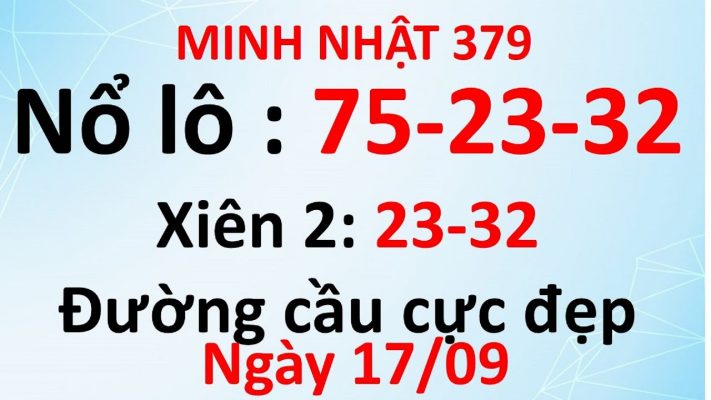 Nhận kết quả chính xác cùng trang soi cầu 379