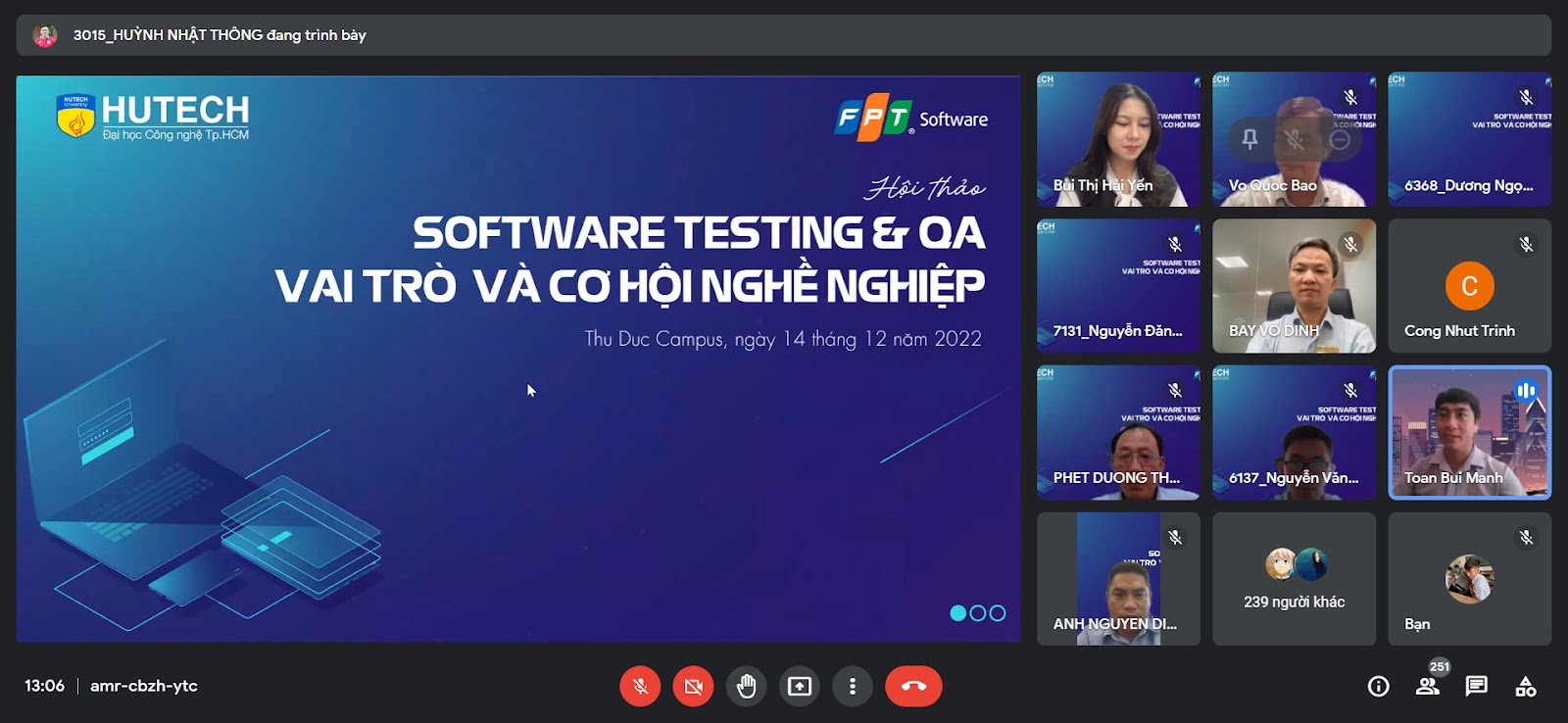 HỘI THẢO ONLINE SOFTWARE TESTING & QA 10