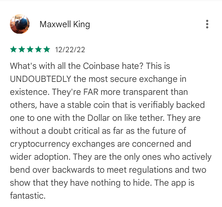 Coinbase App review