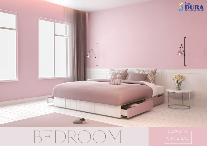 Top 50 mẫu decor phòng ngủ tone hồng đẹp nhất