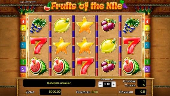 Игровой автомат Fruits of the Nile