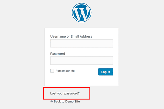 Recuperando a senha perdida no WordPress