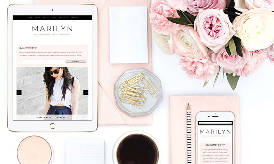 Tema Marilyn Fashion Blogger