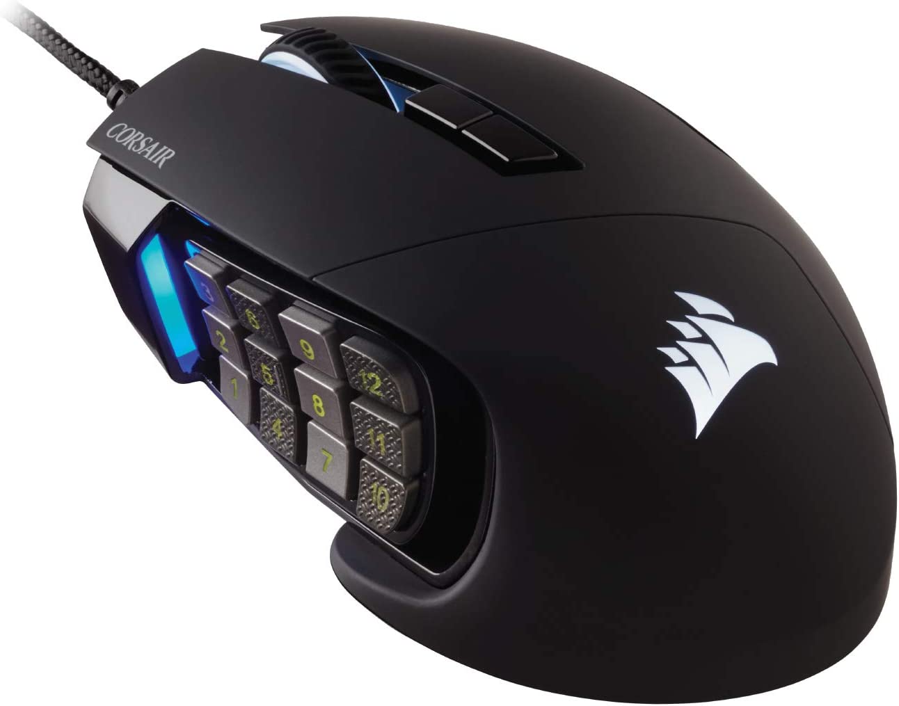 A gaming mouse for MMORPG games should have extra buttons that are programmable and should be customizable through configuration software.