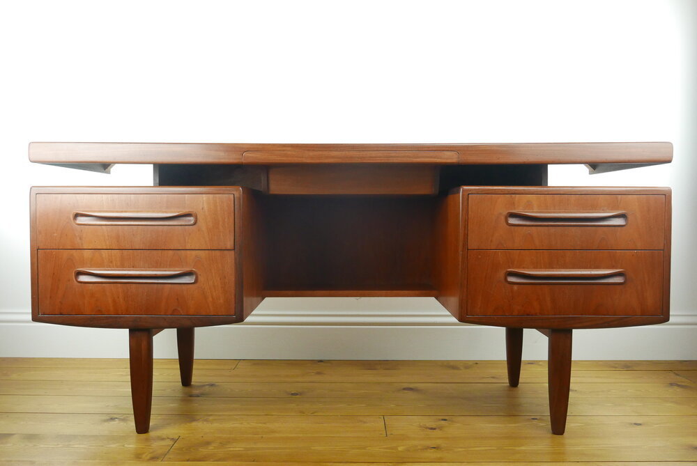 mid century sideboard and desk