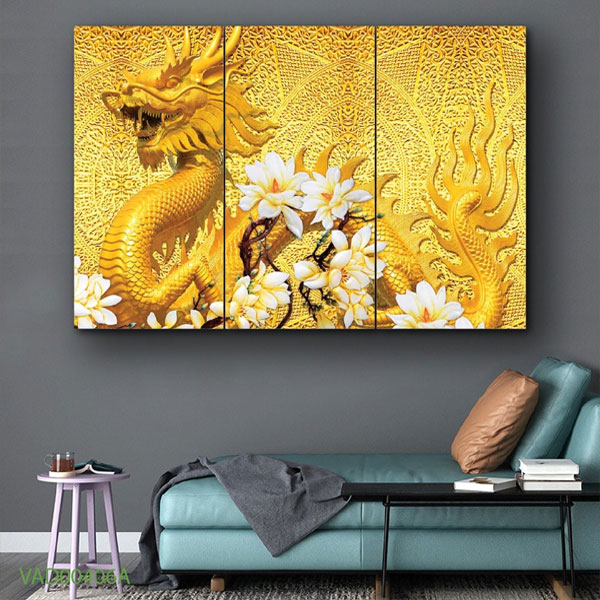 Tranh treo tường rồng phong thủy