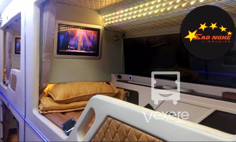Nội thất xe Sao Nghệ đi Nghệ An từ Hà Nội