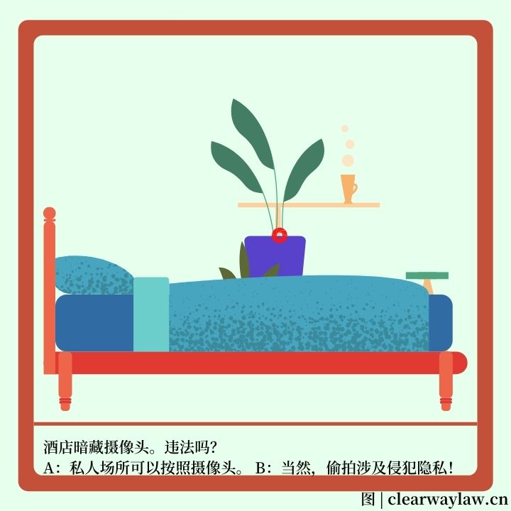 酒店房间安装摄像头