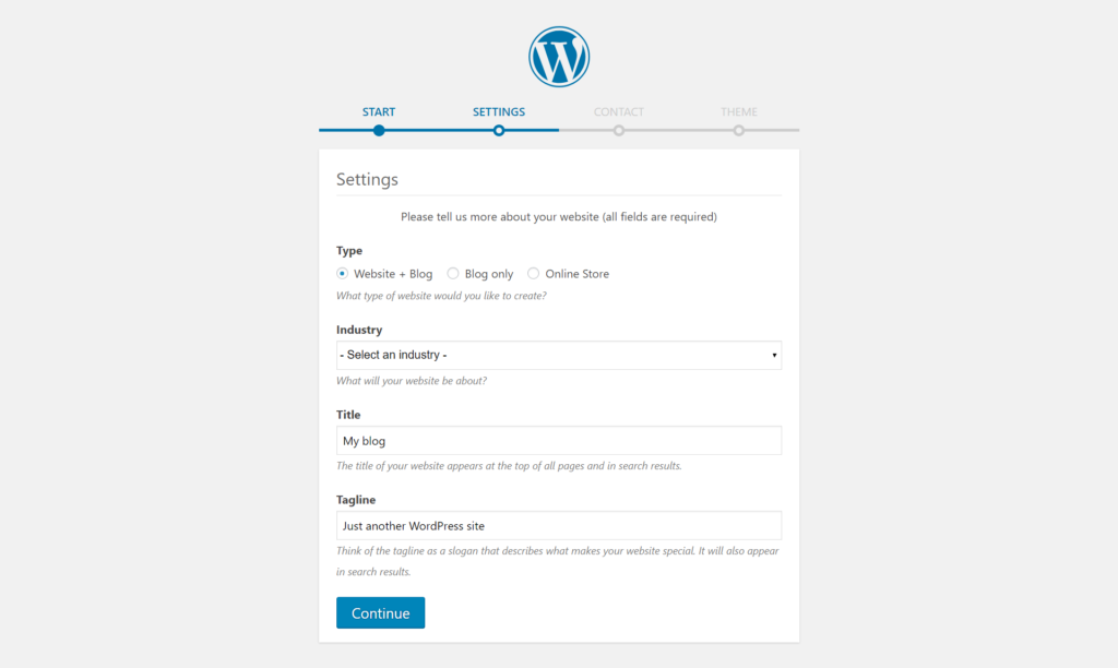 WordPress Installation 