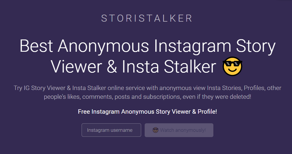 Storistalker  Anonymous Instagram Story Viewer 