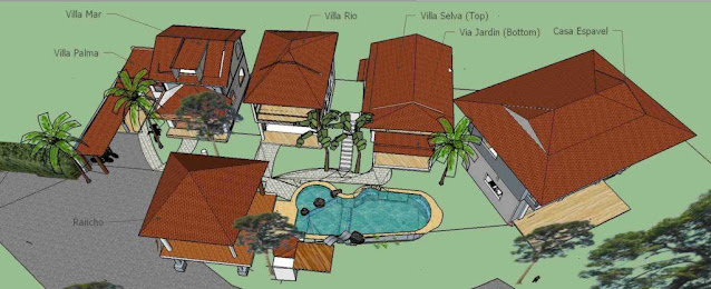 We're working on Casa Espavel, the pool and the Rancho in Phase 2.