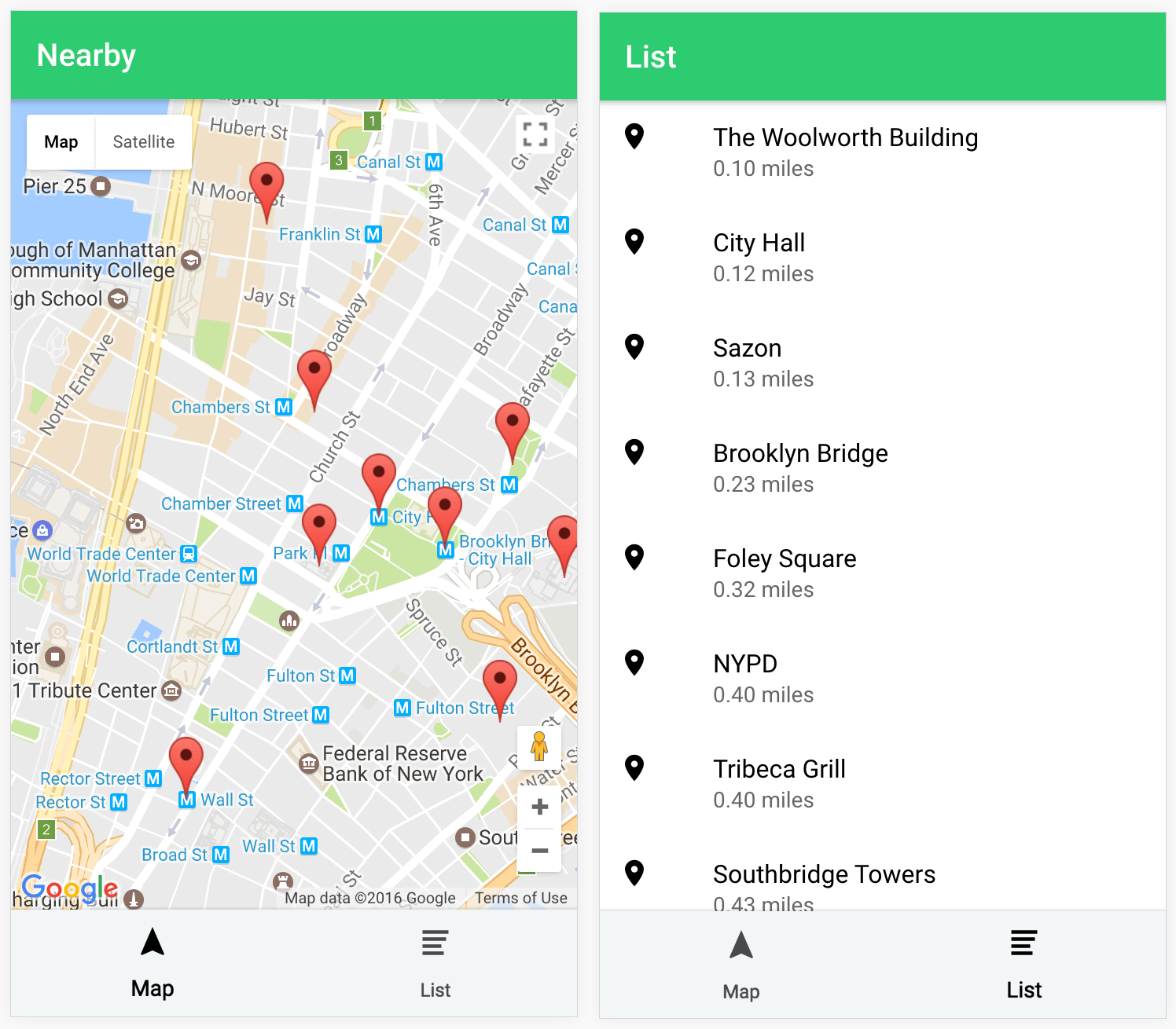 Use Google Maps to Navigate to Nearby Grocery Store