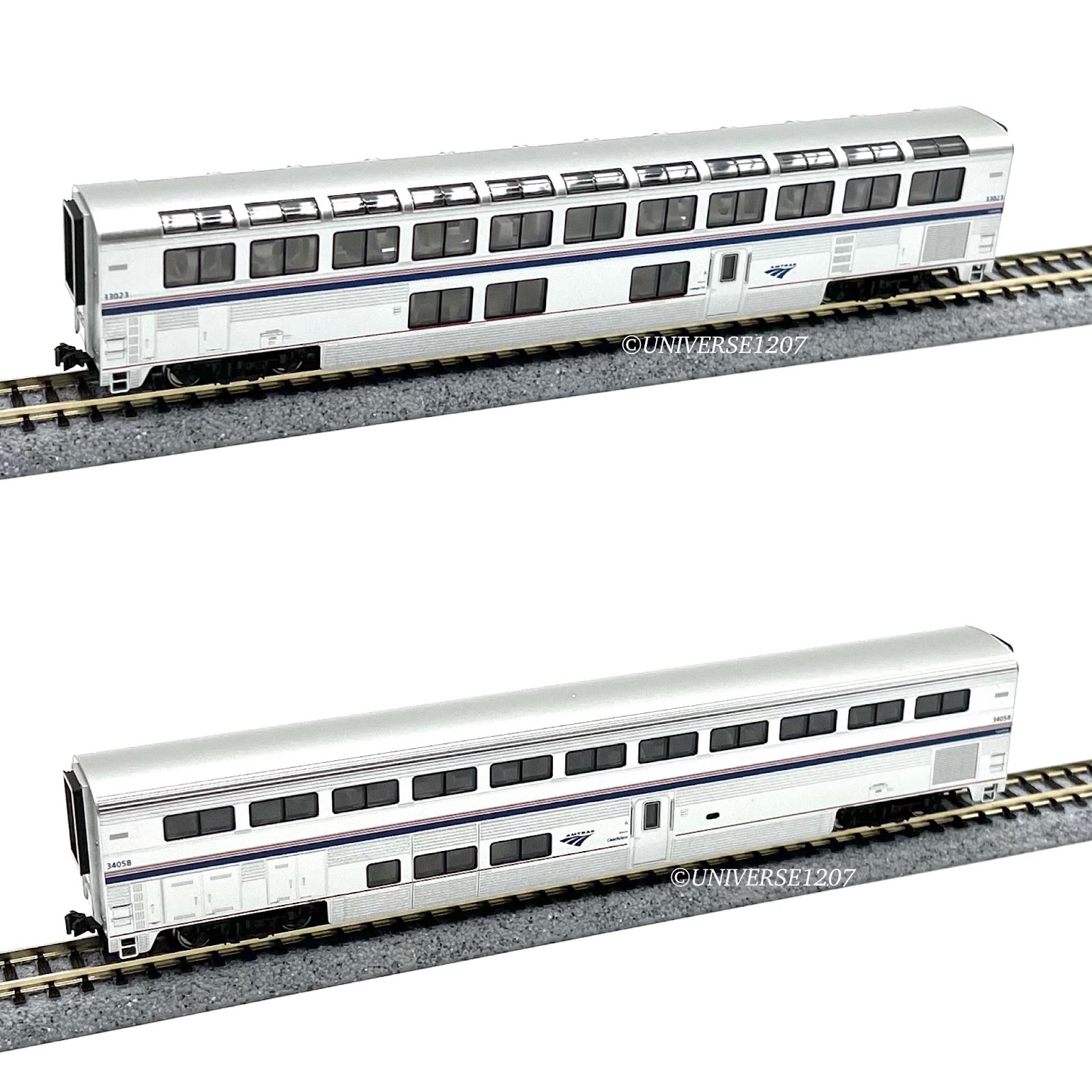N Scale Kato 10-1789 Amtrak Superliner Phase VI 6-Car Set N Scale Kato 10-1789 Amtrak Superliner Phase VI 6-Car Set