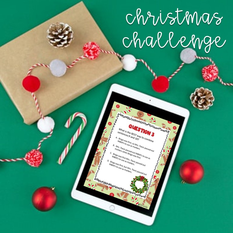 christmas challenge for upper elementary