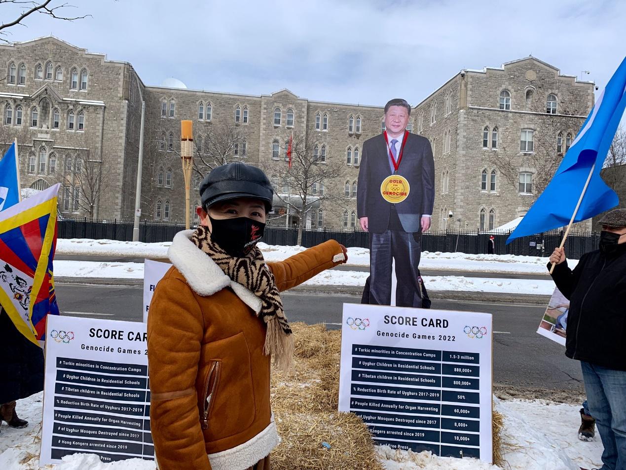 民主阵线全球副主席盛雪列举中国一系列暴政，称习近平是刽子手。  (受访者提供)