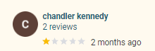 A screenshot of a review
Description automatically generated with low confidence