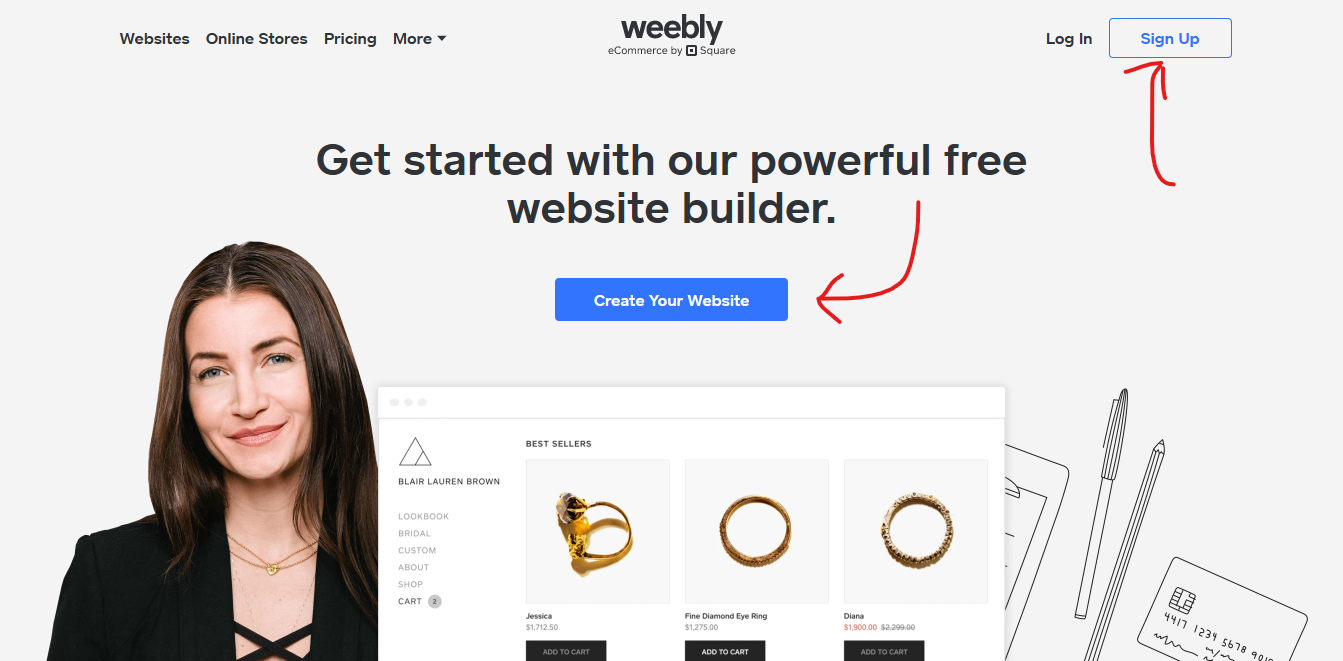 موقع Weebly - أنشئ موقعك في دقائق