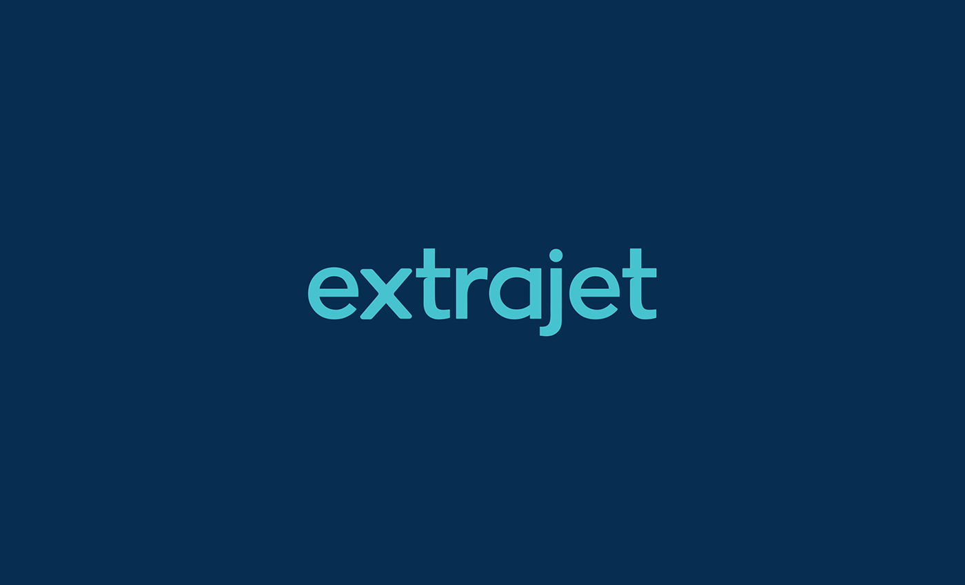 airline extrajet leeds yorkshire alphabet made by alphabet vector Logotype corporate airplane Icon abbas mushtaq sam lane seb needler brand