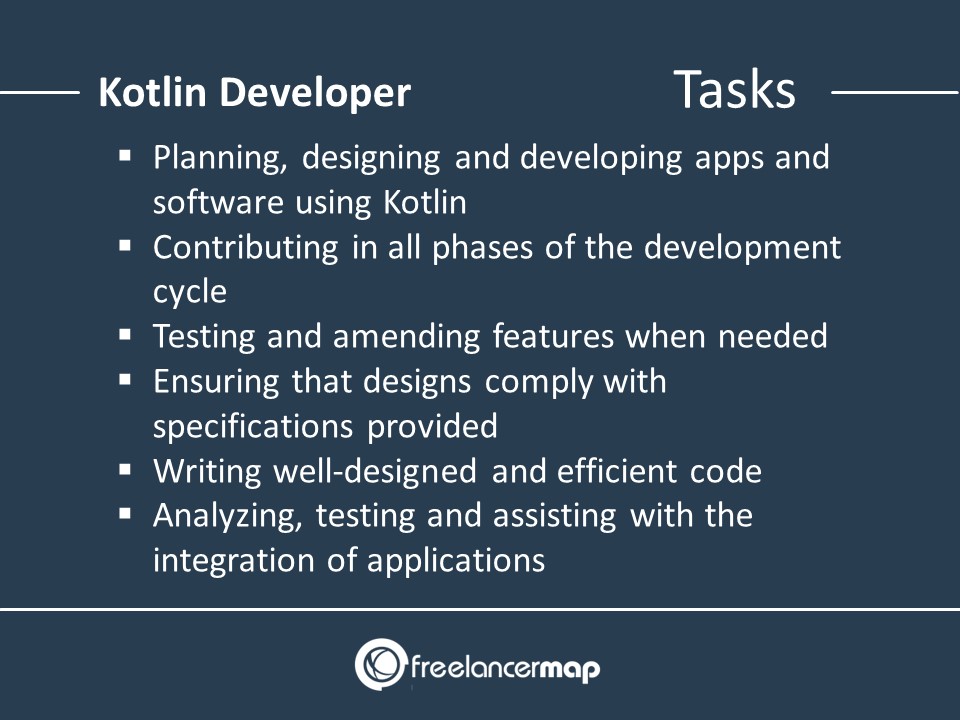 Responsibilities of a Kotlin Developer