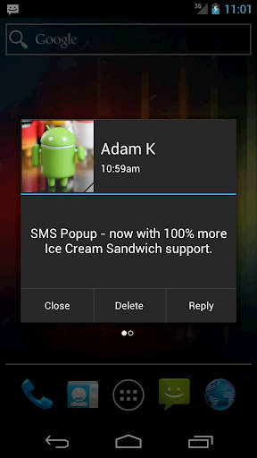 SMS Popup apk