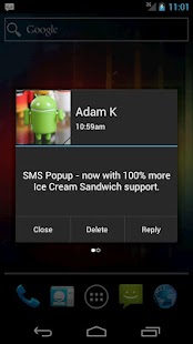 SMS Popup apk Review