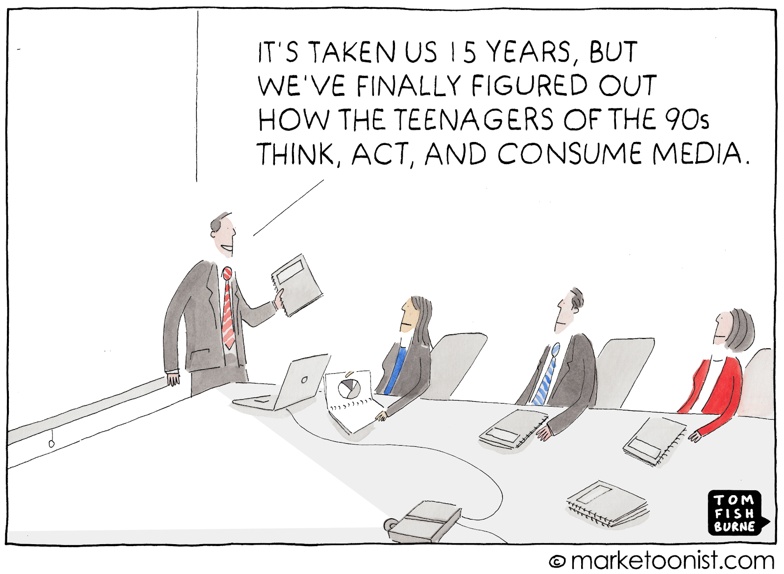 traditional marketing by marketoonist
