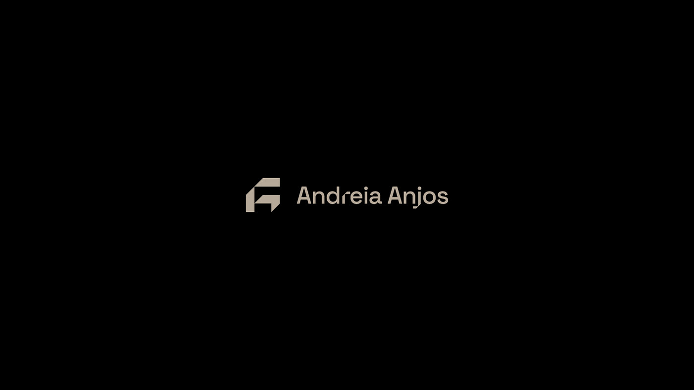 branding and visual identity artifact and material for architecture firm Andreia Anjos by Luiz Design