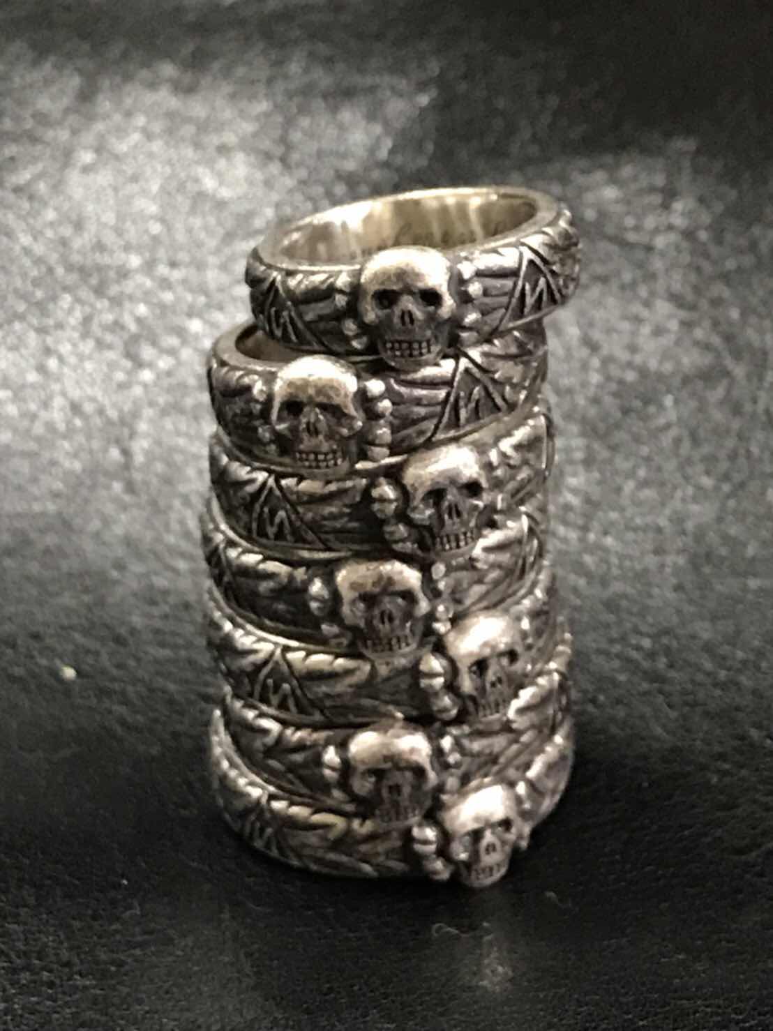 髑髏名誉指輪 リング アンティーク ミリタリー ドイツ ガボール スカル