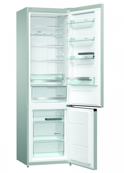 Организация внутреннего пространства в холодильнике Gorenje NRK6201MS4